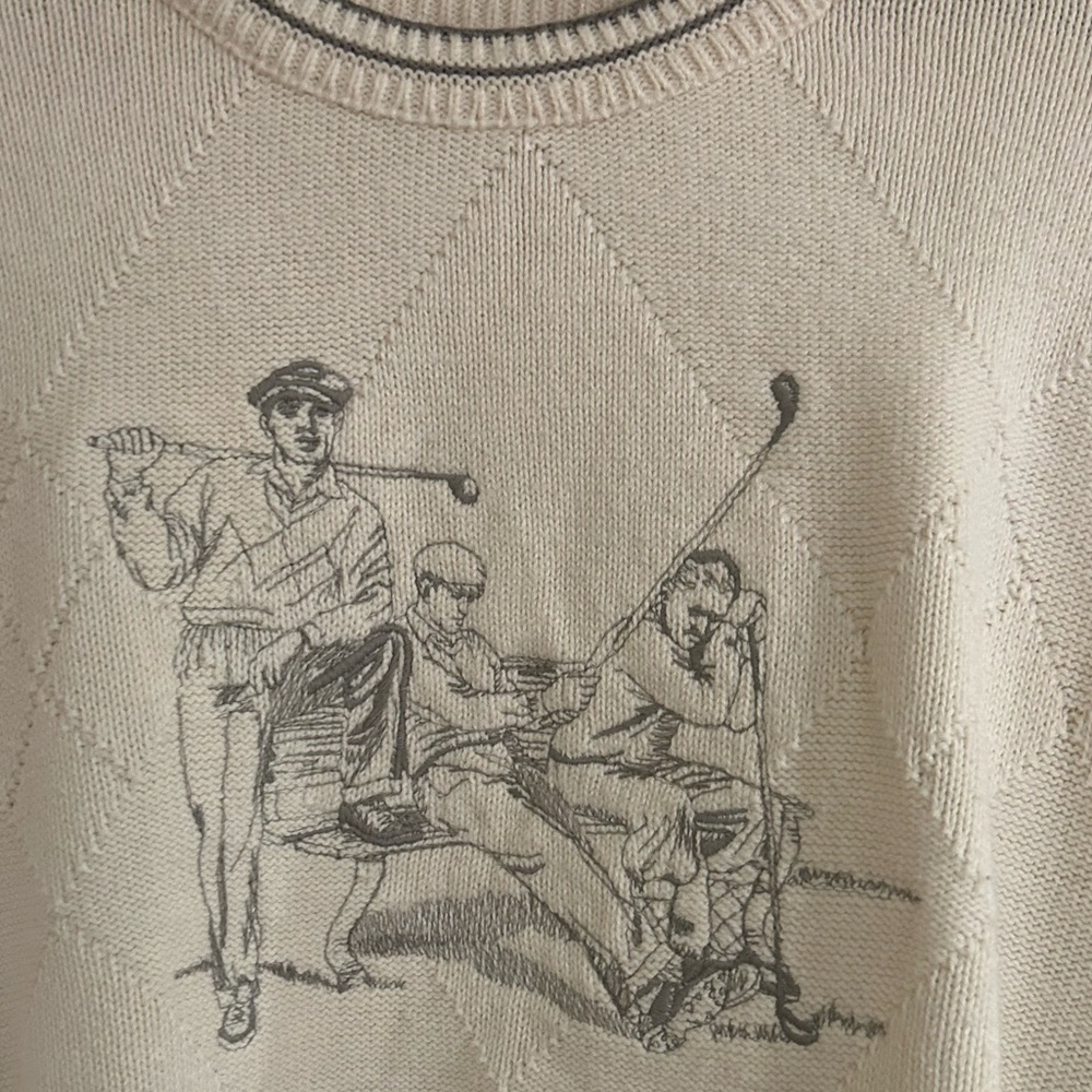 Men’s golf sweater